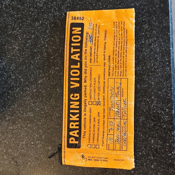 Blue Q - Parking Violations - Pencil Case used - Picture 2 of 5